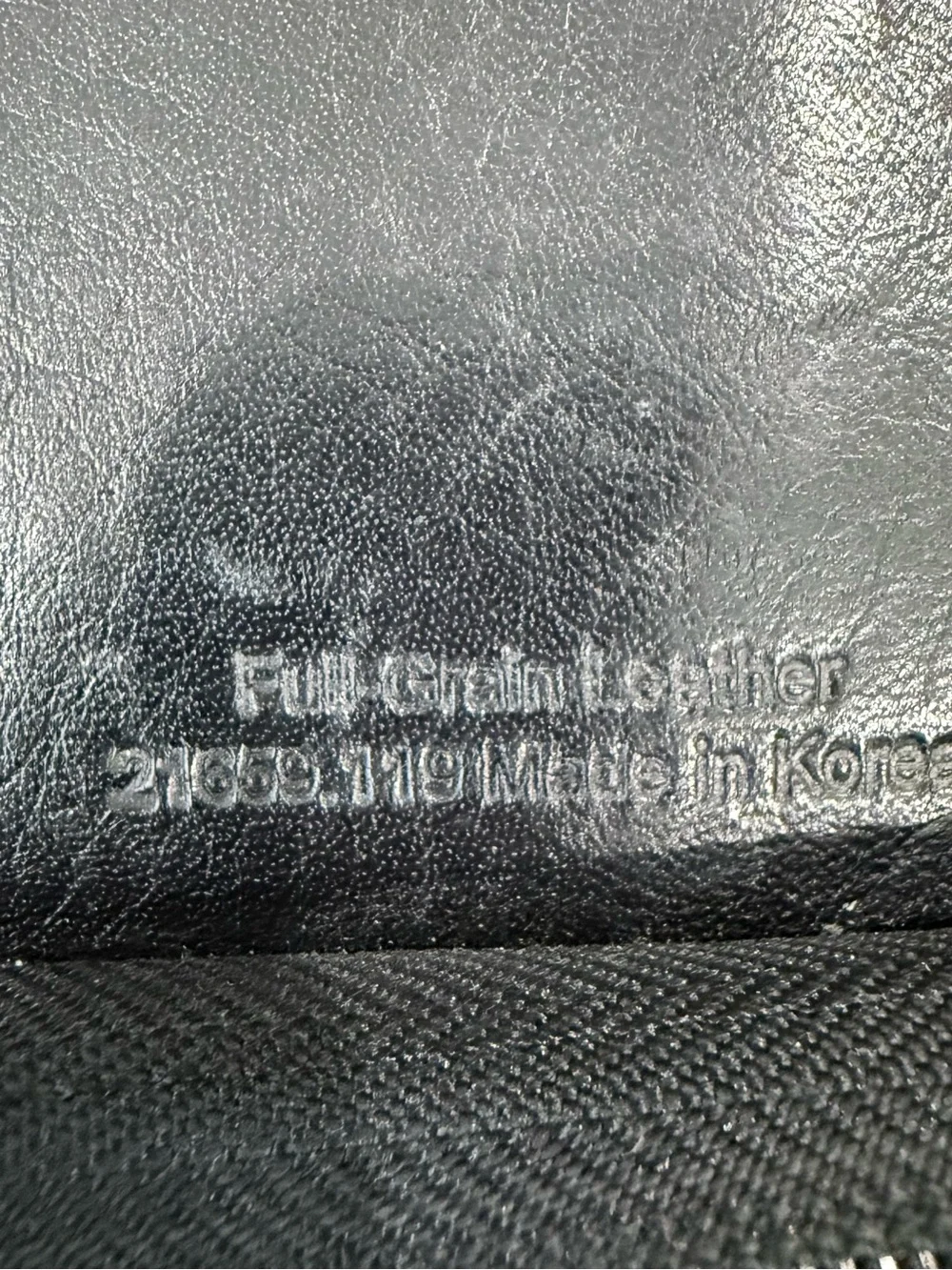 Vintage Franklin Covey Full Grain Leather Black Zip Around Planner 7 Ring Binder